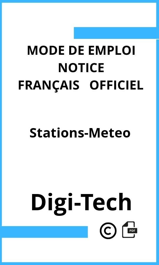 Mode d'emploi four Digi-Tech Stations-Meteo Français