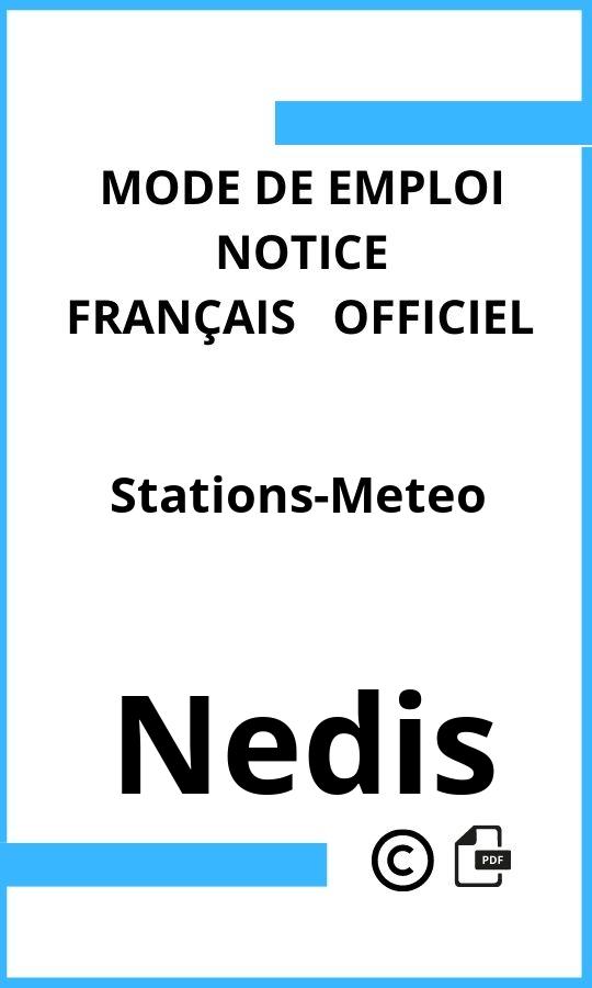 Stations-Meteo Nedis Mode d'emploi Français