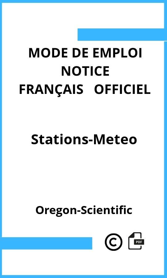 Oregon-Scientific Stations-Meteo Mode d'emploi Français