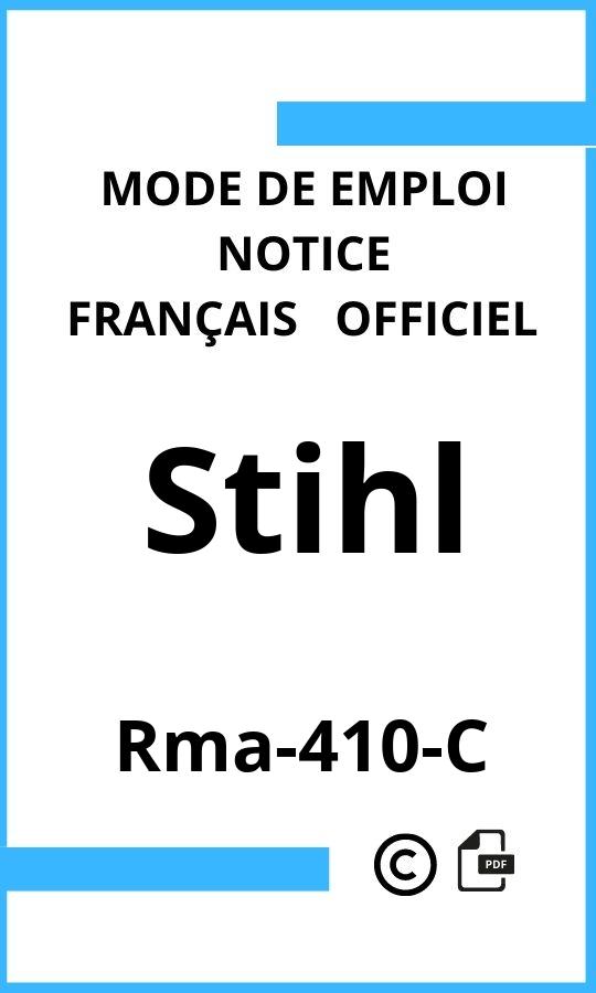 Rma-410-C Stihl Mode d'emploi Français