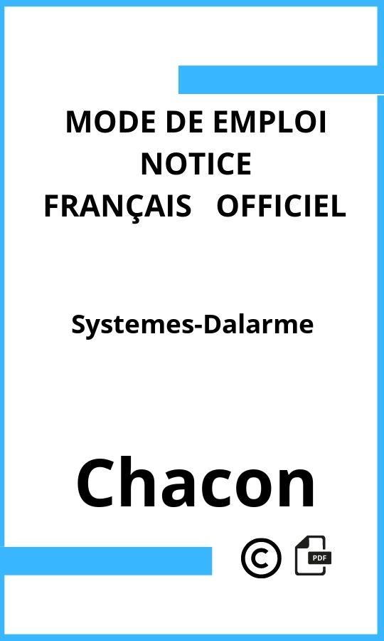 Mode d'emploi four Chacon Systemes-Dalarme Français