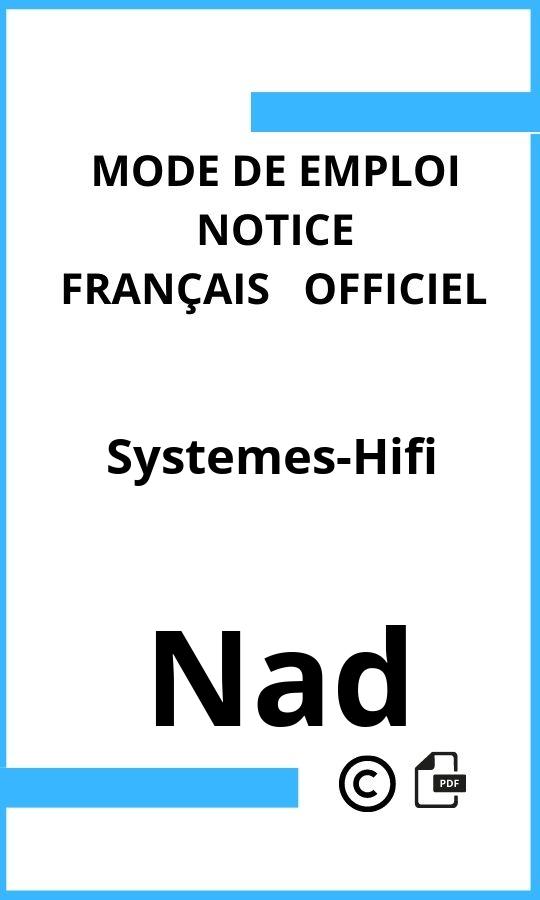 Systemes-Hifi Nad Mode d'emploi Français