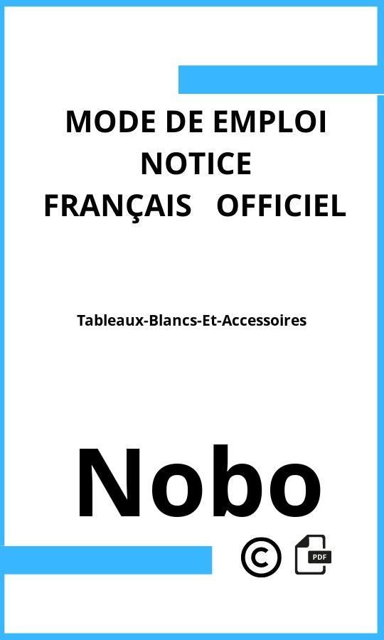 Mode d'emploi four Tableaux-Blancs-Et-Accessoires Nobo Français