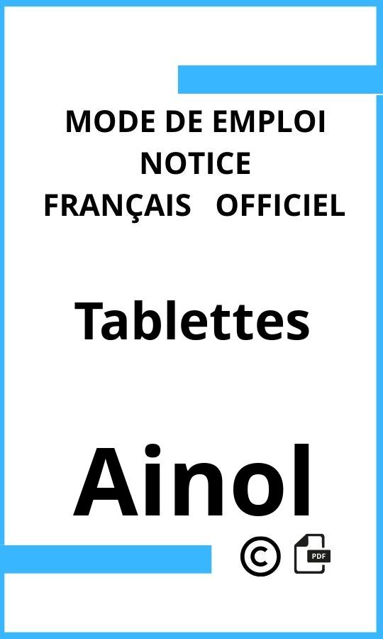 Ainol Tablettes Mode d'emploi Français