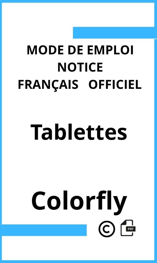 Tablettes Colorfly Mode d'emploi Français