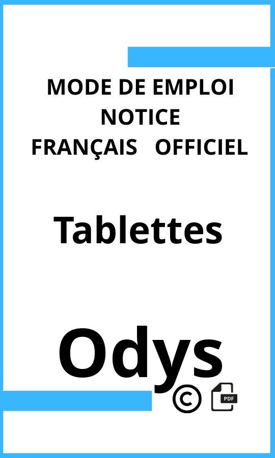 Odys Tablettes Mode d'emploi Français