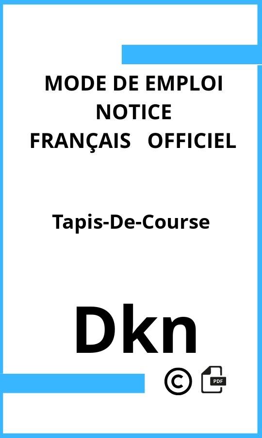 Mode d'emploi four Dkn Tapis-De-Course Français