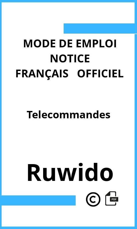 Telecommandes Ruwido Mode d'emploi Français