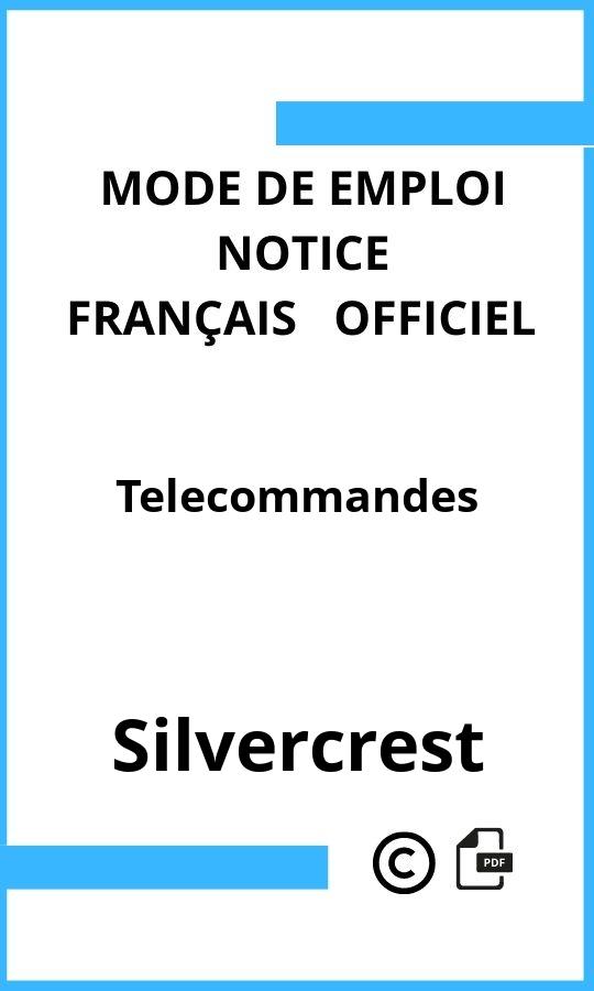 Mode d'emploi four Telecommandes Silvercrest Français