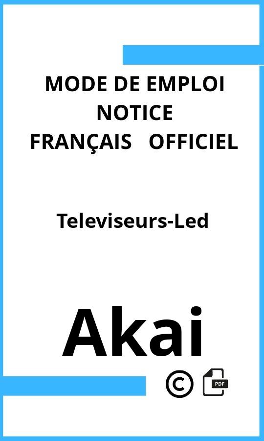 Mode d'emploi four Akai Televiseurs-Led Français