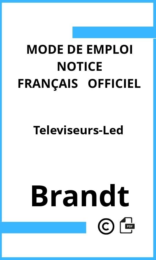 Mode d'emploi four Televiseurs-Led Brandt Français