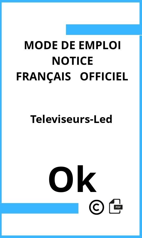 Mode d'emploi four Televiseurs-Led Ok Français