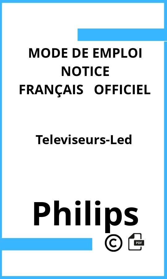 Philips Televiseurs-Led Mode d'emploi Français