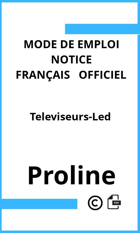 Televiseurs-Led Proline Mode d'emploi Français