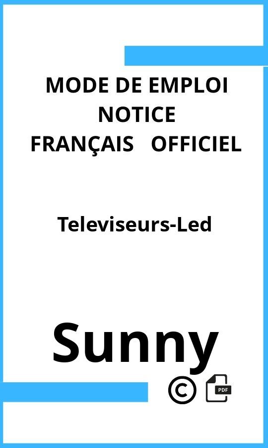 Mode d'emploi four Televiseurs-Led Sunny Français