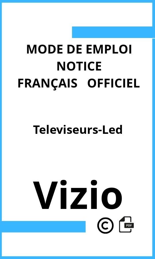 Mode d'emploi four Vizio Televiseurs-Led Français