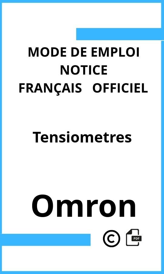 Tensiometres Omron Mode d'emploi Français