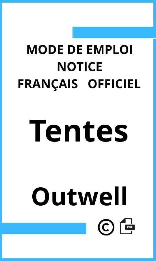 Mode d'emploi four Outwell Tentes Français