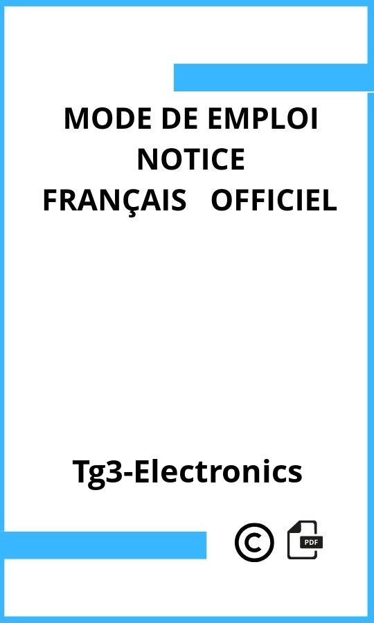 Mode d'emploi four Tg3-Electronics  Français