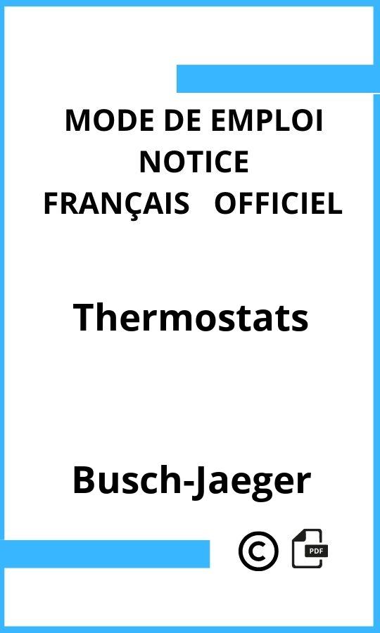 Mode d'emploi four Thermostats Busch-Jaeger Français