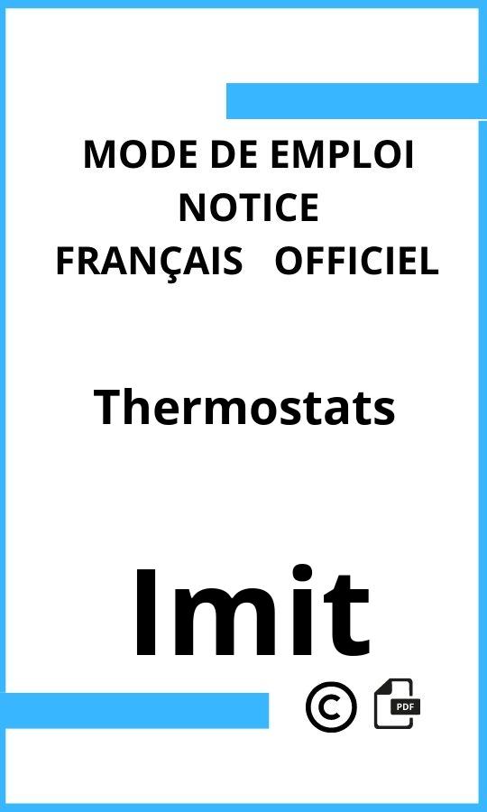 Mode d'emploi four Thermostats Imit Français