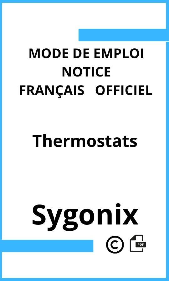 Mode d'emploi four Sygonix Thermostats Français