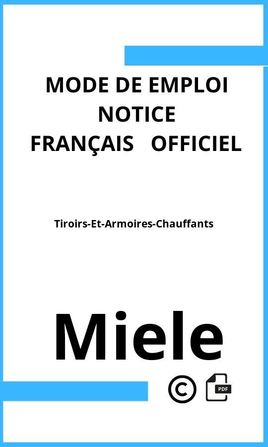 Miele Tiroirs-Et-Armoires-Chauffants Mode d'emploi Français