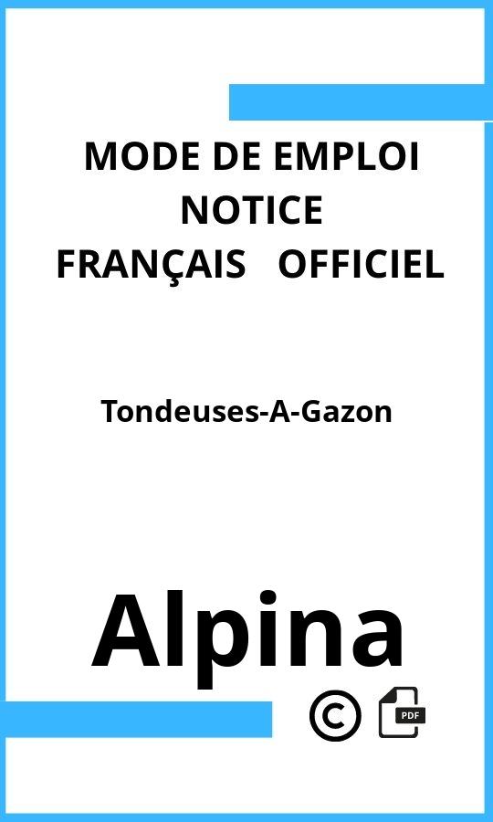 Mode d'emploi four Tondeuses-A-Gazon Alpina Français