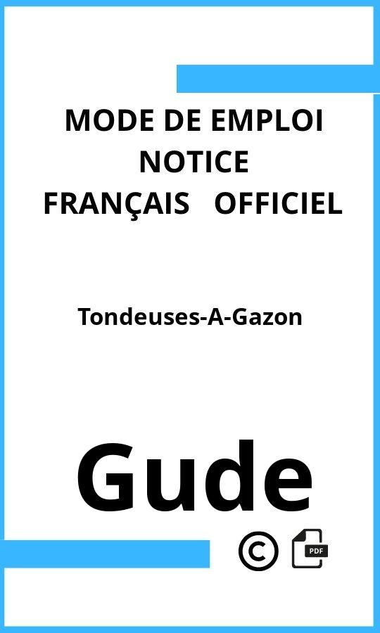 Gude Tondeuses-A-Gazon Mode d'emploi Français