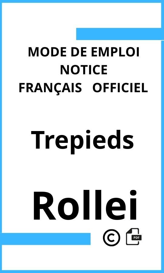 Mode d'emploi four Trepieds Rollei Français