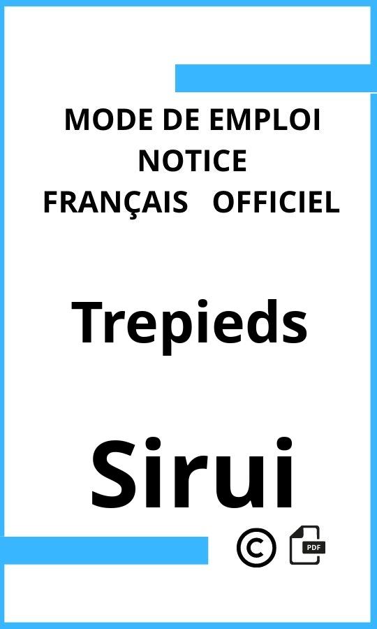 Trepieds Sirui Mode d'emploi Français