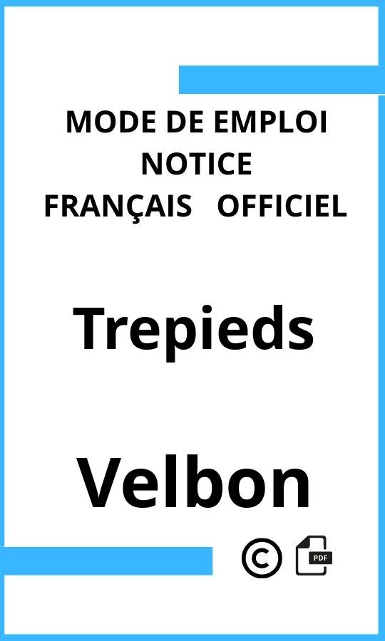 Trepieds Velbon Mode d'emploi Français