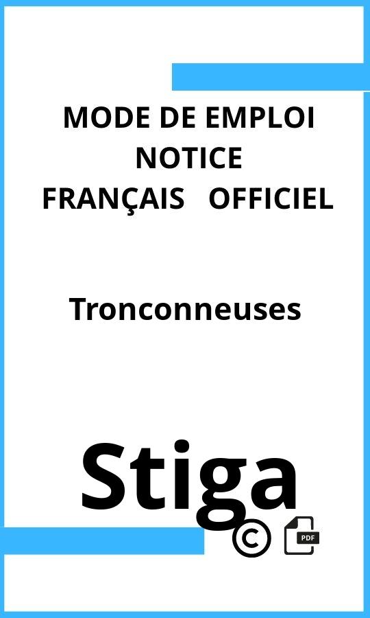 Mode d'emploi four Stiga Tronconneuses Français