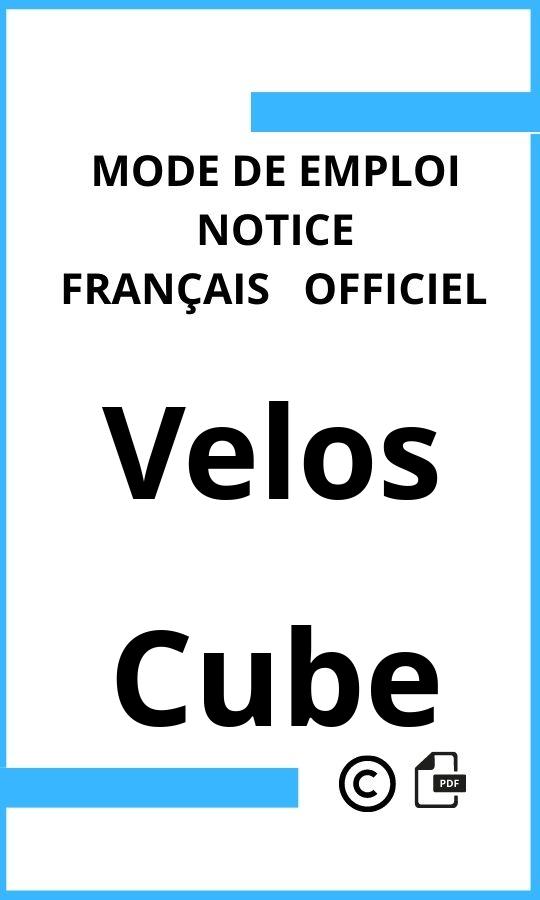 Mode d'emploi four Cube Velos Français