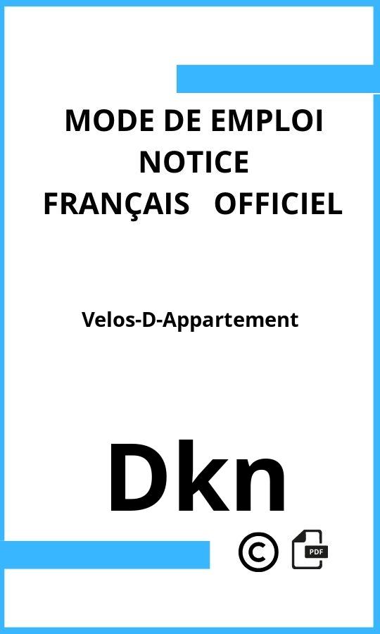 Mode d'emploi four Velos-D-Appartement Dkn Français