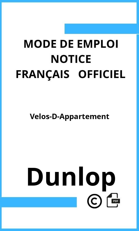 Mode d'emploi four Dunlop Velos-D-Appartement Français