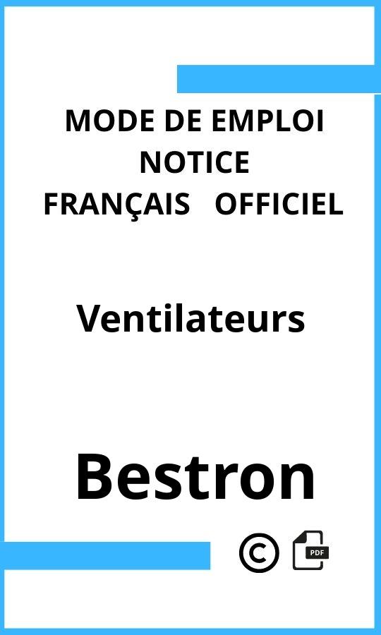 Mode d'emploi four Bestron Ventilateurs Français