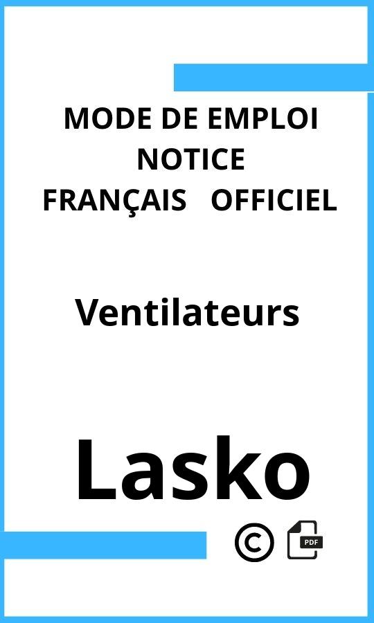 Mode d'emploi four Lasko Ventilateurs Français