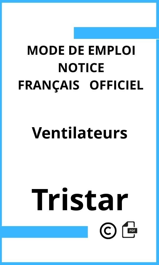 Ventilateurs Tristar Mode d'emploi Français