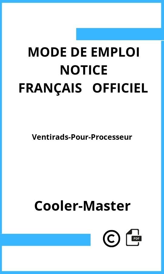 Cooler-Master Ventirads-Pour-Processeur Mode d'emploi Français