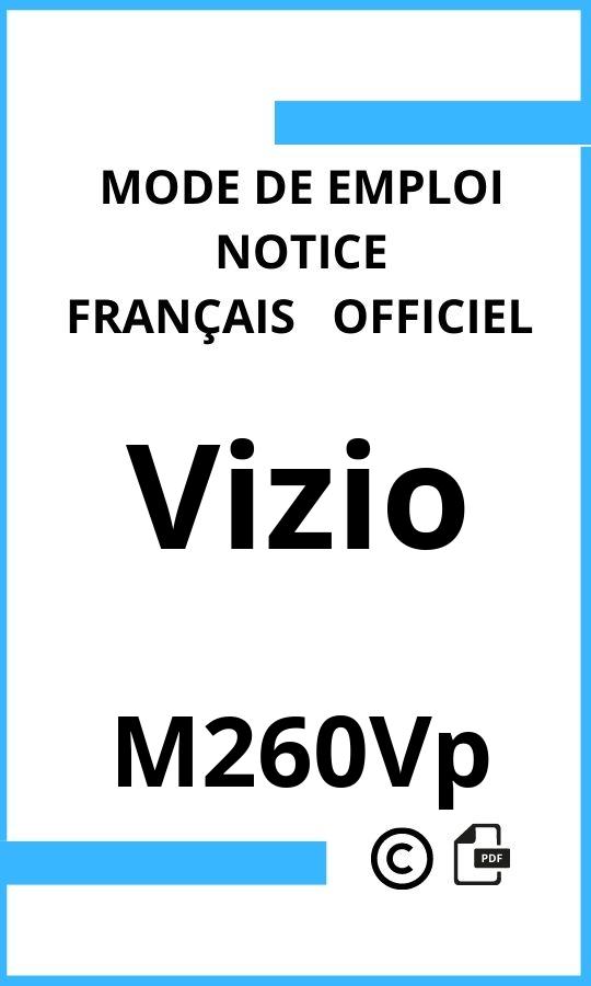 Vizio M260Vp Mode d'emploi Français