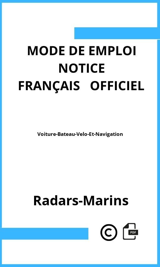 Voiture-Bateau-Velo-Et-Navigation Radars-Marins Mode d'emploi Français