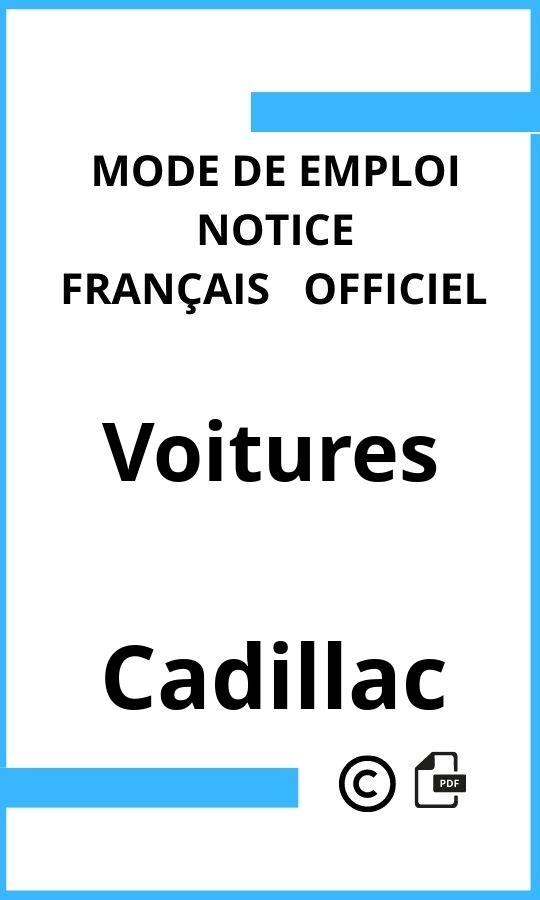 Mode d'emploi four Voitures Cadillac Français