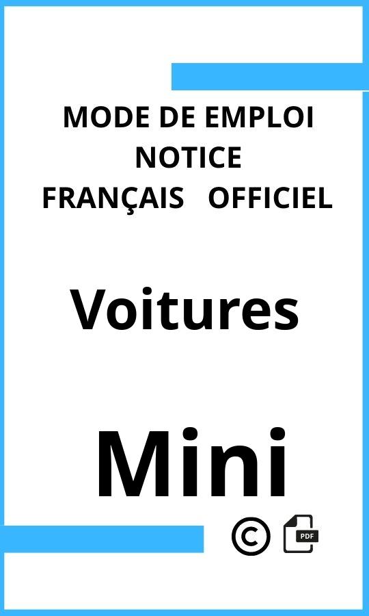 Mode d'emploi four Voitures Mini Français