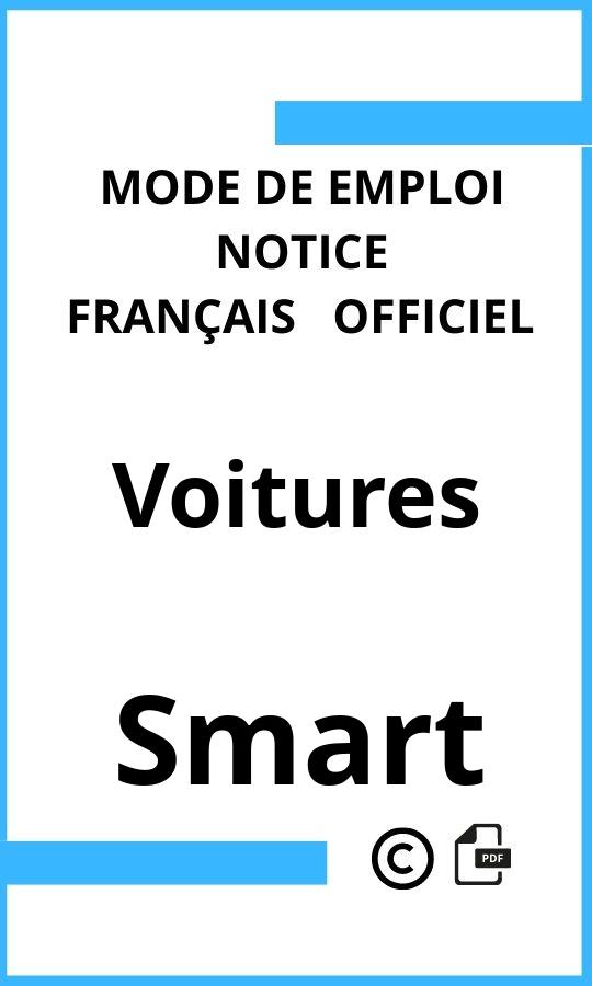 Mode d'emploi four Voitures Smart Français