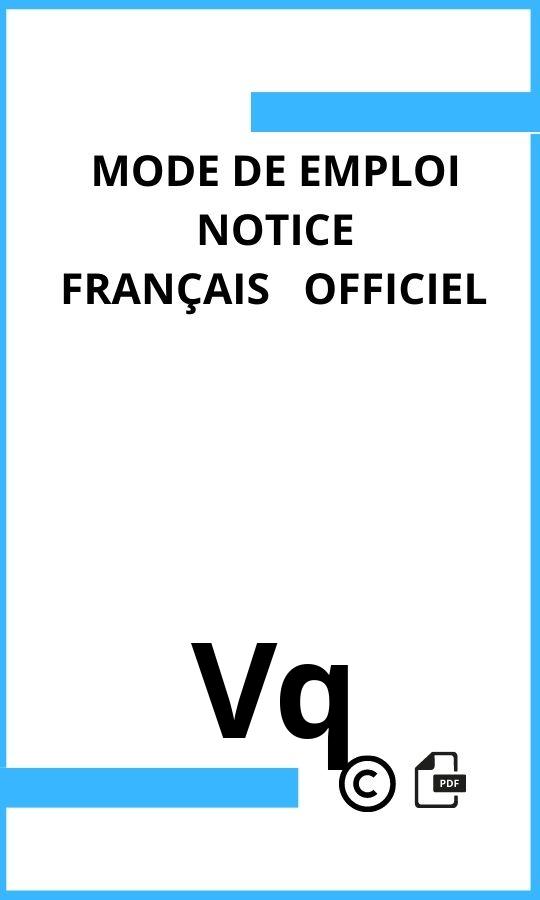 Vq  Mode d'emploi Français