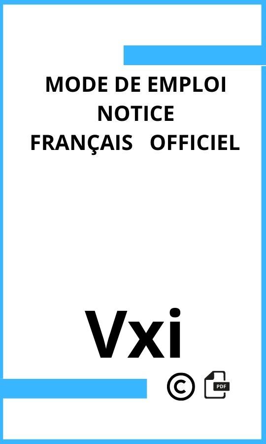 Mode d'emploi four  Vxi Français