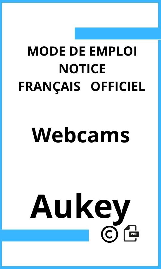 Webcams Aukey Mode d'emploi Français