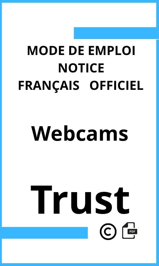 Mode d'emploi four Trust Webcams Français