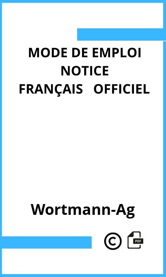 Wortmann-Ag  Mode d'emploi Français